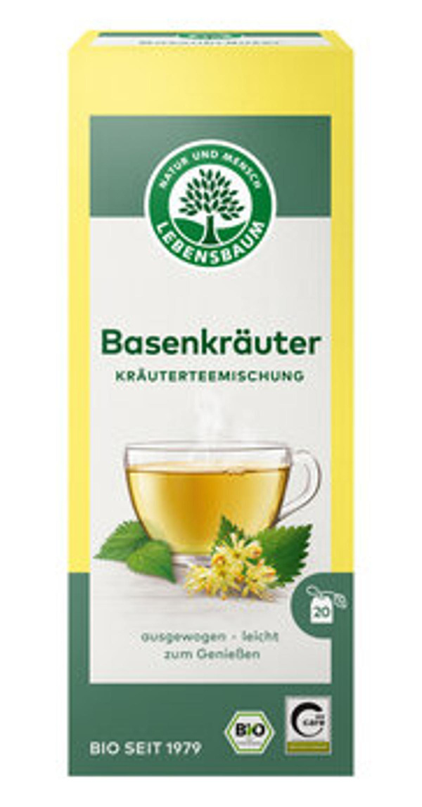 Produktfoto zu Kräutertee Basenkräuter 20×1,5g  Lebensbaum