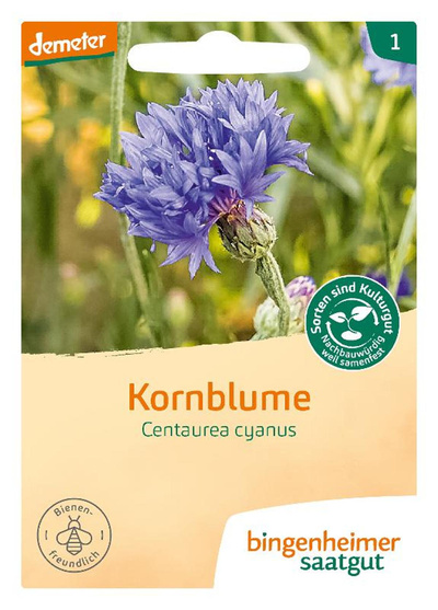 Produktfoto zu Kornblume blau Bingenheimer Saatgut