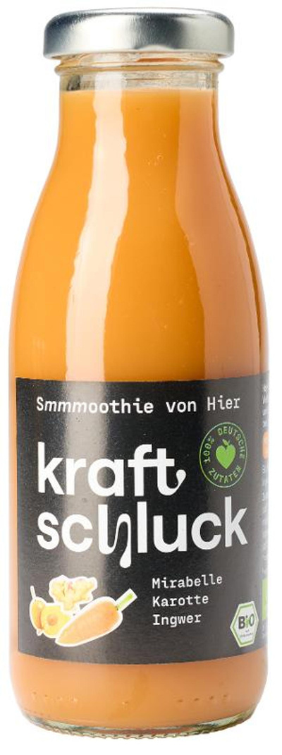 Produktfoto zu Gelber Smoothie 0,25l Kraftschluck