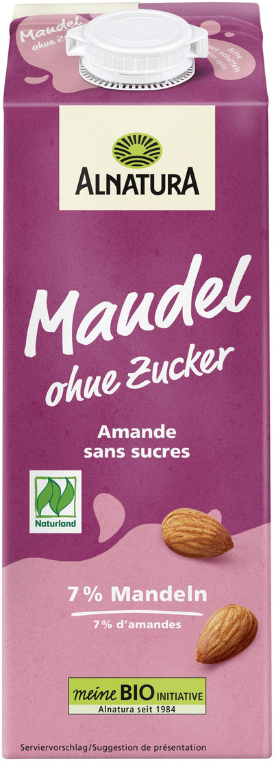 Produktfoto zu Mandel Drink natur 1l Alnatura