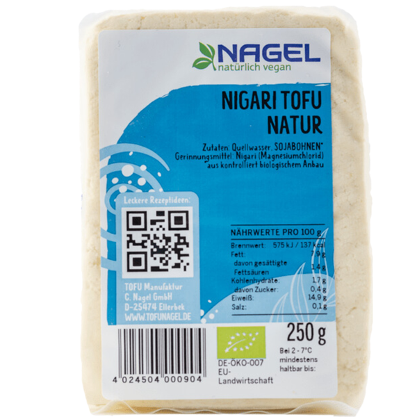 Produktfoto zu Nigari Tofu Natur 250g Nagel Tofu