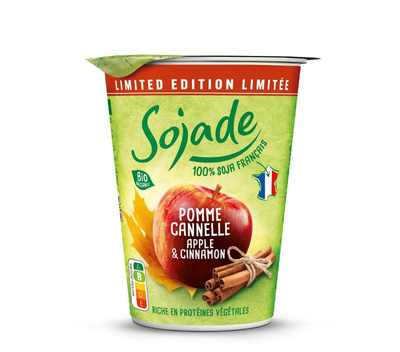 Produktfoto zu Apfel - Zimt Joghurtalternative 400g Sojade