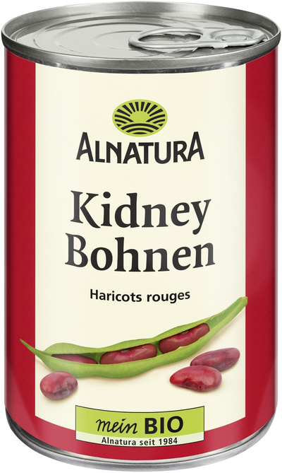 Produktfoto zu Kidney Bohnen in der Dose 400g Alnatura