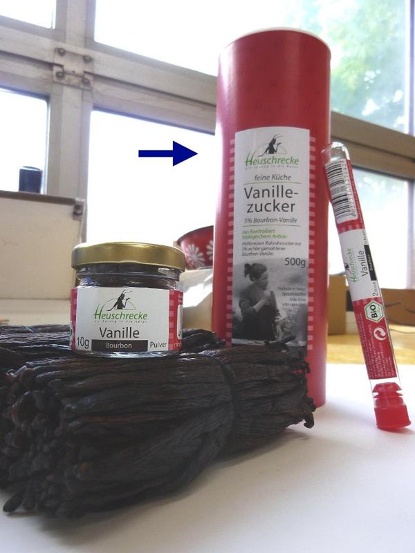 Produktfoto zu Vanillezucker in der Dose 500g Heuschrecke