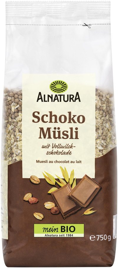 Produktfoto zu Schoko Müsli 750g Alnatura