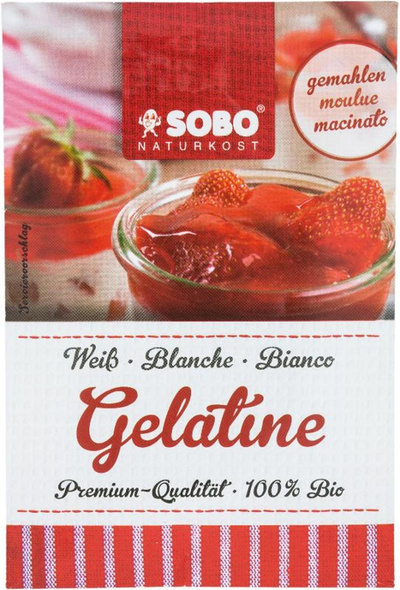Produktfoto zu VPE Gelatine gemahlen 15x9g SOBO Naturkost
