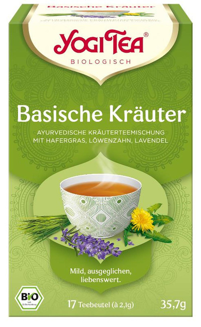 Produktfoto zu Basische Kräuter Bio 17 x 2,1g Yogi Tea
