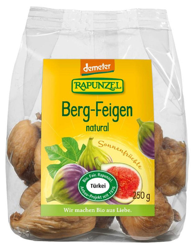 Produktfoto zu Bergfeigen natural 250g Rapunzel