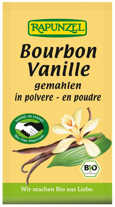 Produktfoto zu Vanillepulver Bourbon 5g HIH Rapunzel