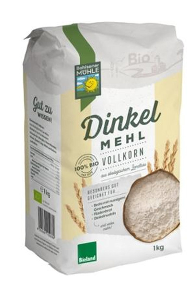 Produktfoto zu VPE Dinkelvollkornmehl 6x1 kg Bohlsener Mühle