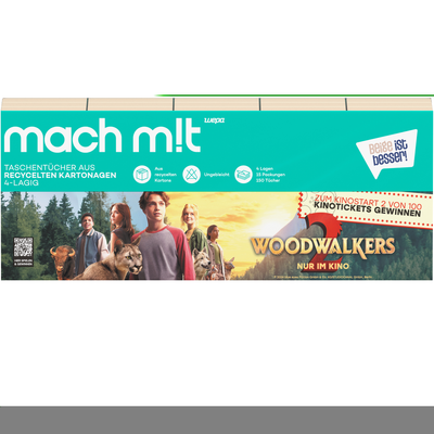 Produktfoto zu Taschentücher mach mit 5x10 Pckg. 4-lagig Wepa