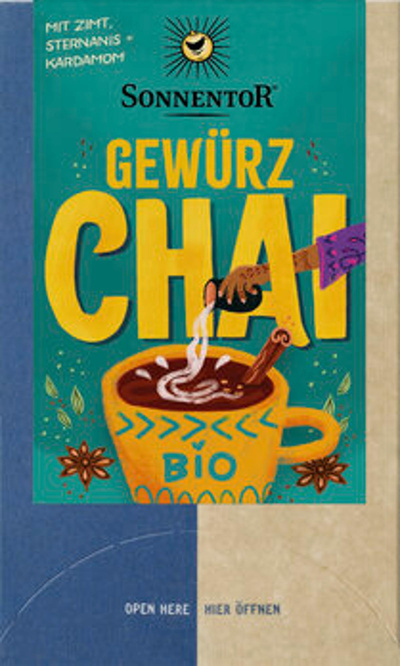 Produktfoto zu Gewürz Chai 18 TB Sonnentor