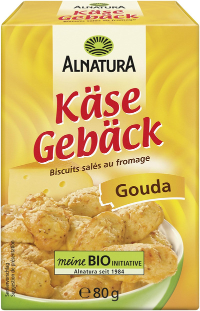 Produktfoto zu Käsegebäck Gouda 80g Alnatura
