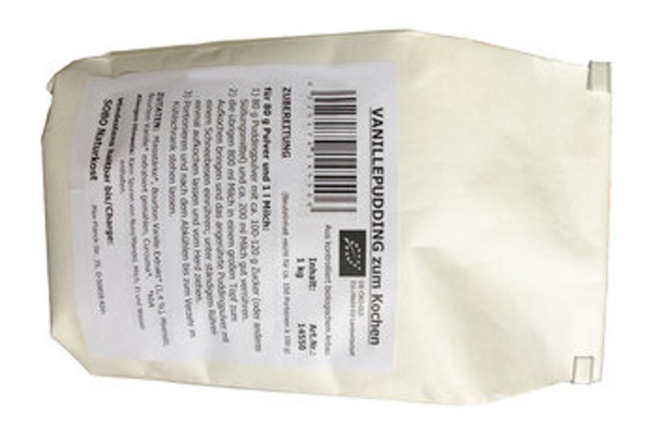 Produktfoto zu Puddingpulver Vanille 1kg Sobo