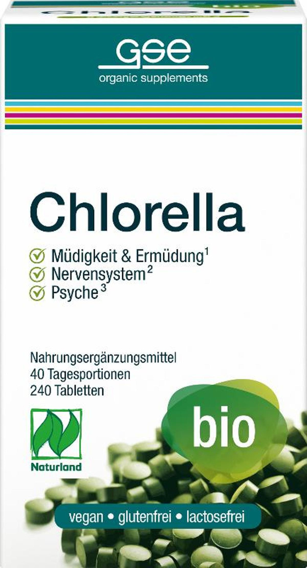 Produktfoto zu Chlorella 240 Tabletten 120g GSE