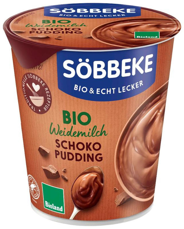 Produktfoto zu VPE Bio Schoko Pudding 6x400g Söbbeke
