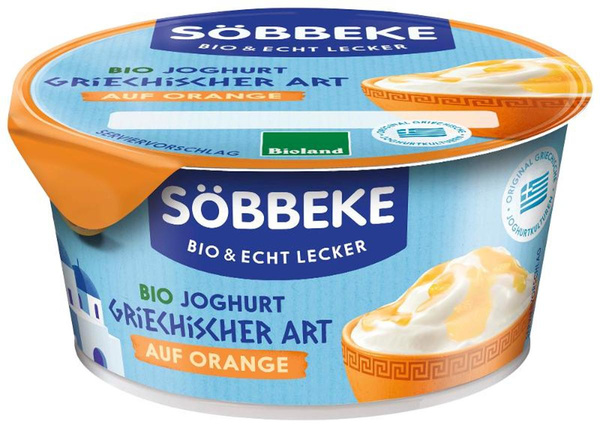 Produktfoto zu VPE Joghurt griechische Art auf Orange 6x150g Söbbeke