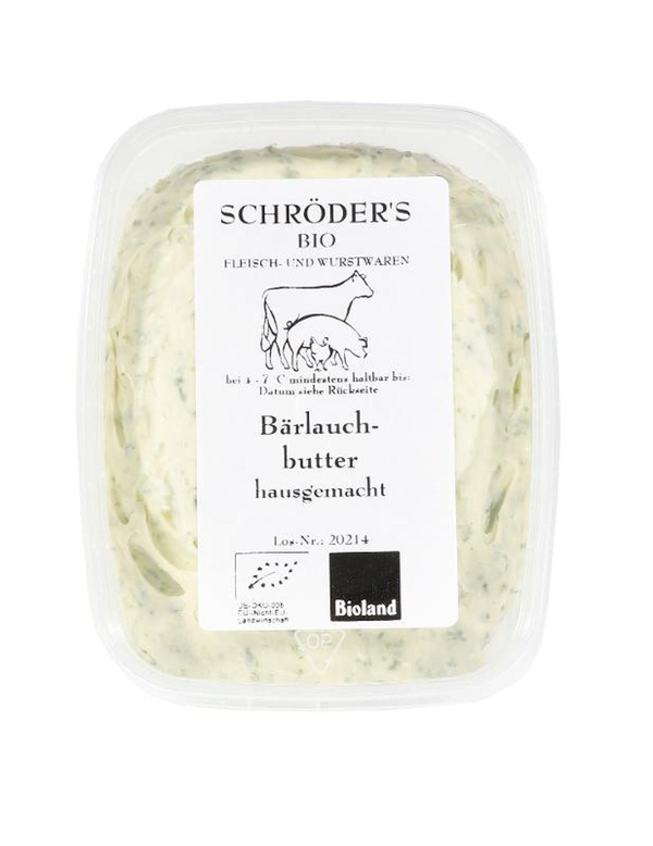 Produktfoto zu Bärlauchbutter 120g Schröders
