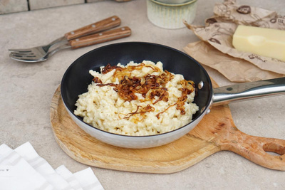 Produktfoto zu Rezept der Woche "Käse Spätzle"