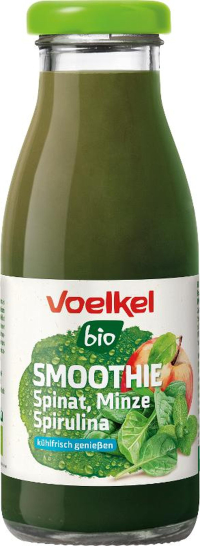 Produktfoto zu VPE Smoothie Spinat Minze Spirulina 6x0,25l Voelkel