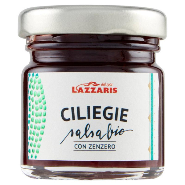 Produktfoto zu Kirsche & Ingwer Sauce 40g Lazzaris