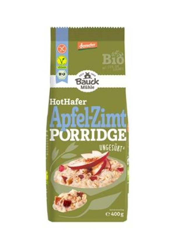 Produktfoto zu VPE Porridge Hot Hafer Apfel Zimt gf 6x400g Bauckhof