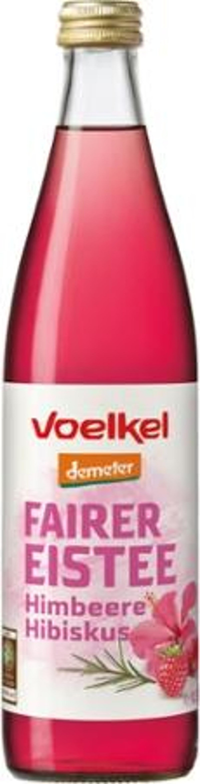 Produktfoto zu VPE Eistee mit Himbeere Hibiskus 10x0,5l Voelkel
