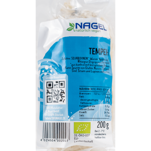 Produktfoto zu Tempeh 200g Nagel Tofu