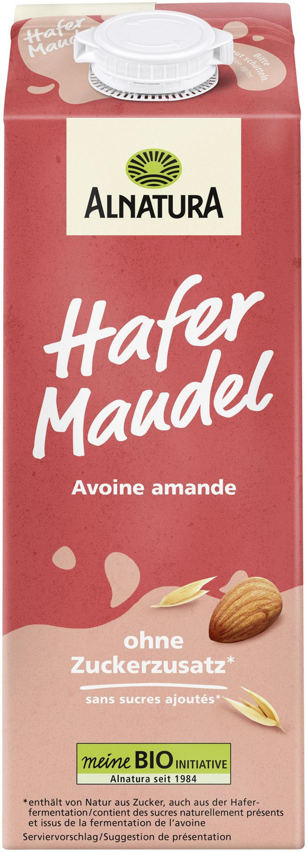 Produktfoto zu Hafer Mandel Drink natur 1l Alnatura
