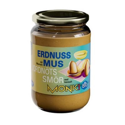 Produktfoto zu Erdnussmus mit Salz 650g Monki