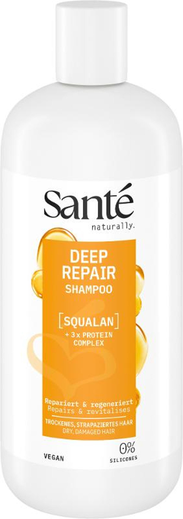 Produktfoto zu Deep Repair Shampoo Squalan 500ml Sante