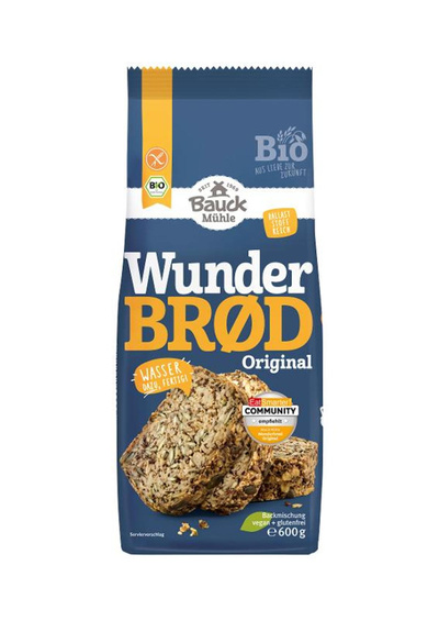 Produktfoto zu Backmischung Wunderbrød 500g Bauck Mühle