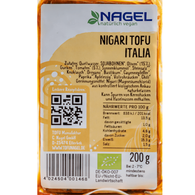Produktfoto zu Nigari Tofu Italia 200g Nagel Tofu