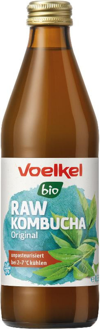 Produktfoto zu VPE Raw Kombucha Original 6x0,33l Voelkel