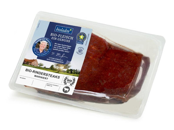 Produktfoto zu Rindersteak mariniert 2 St. ca. 360g bioladen