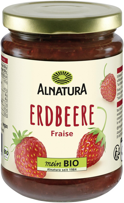 Produktfoto zu Fruchtaufstrich Erdbeere 420g ALN