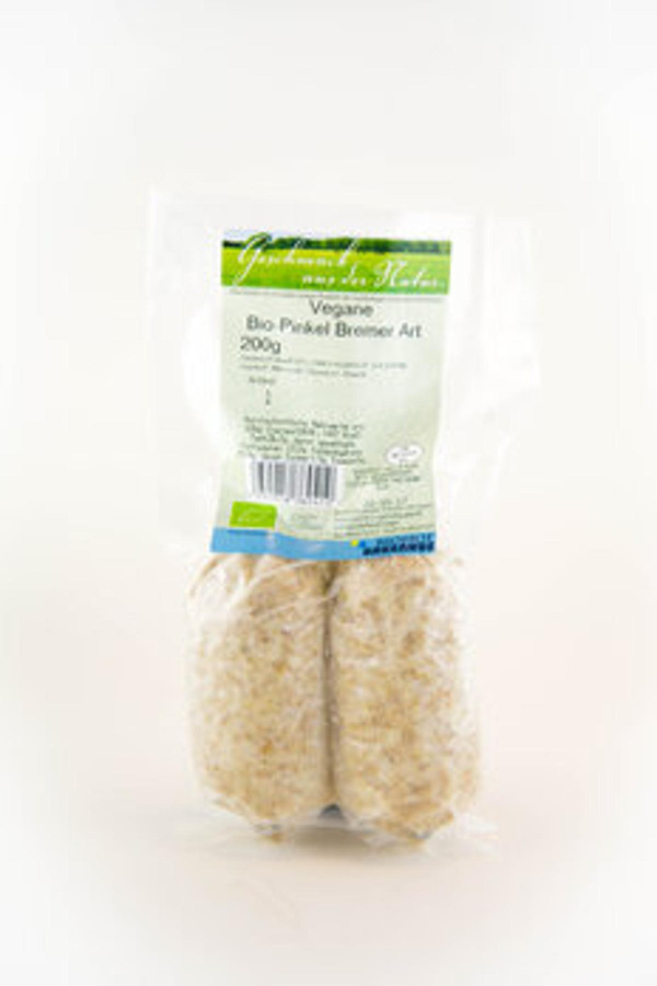 Produktfoto zu Vegane Pinkel Bremer Art 200g Biohof Bakenhus