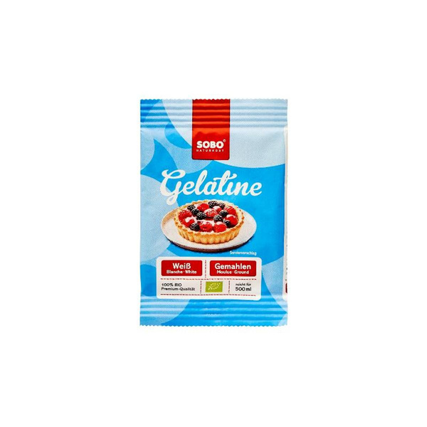 Produktfoto zu VPE Gelatine gemahlen 15x9g SOBO Naturkost