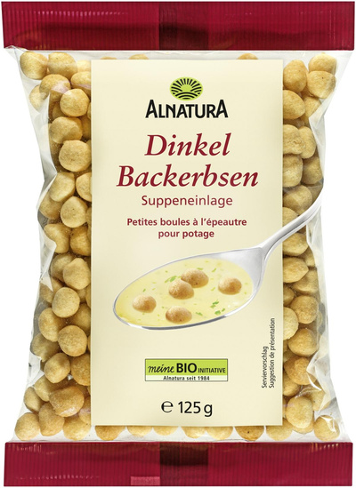 Produktfoto zu Dinkel Backerbsen 125g Alnatura