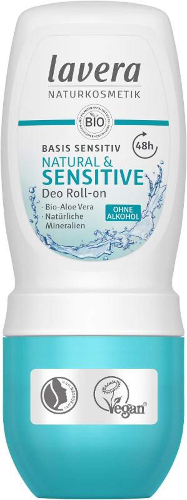 Produktfoto zu Deo Roll on Natural & Sensitive 50ml Lavera
