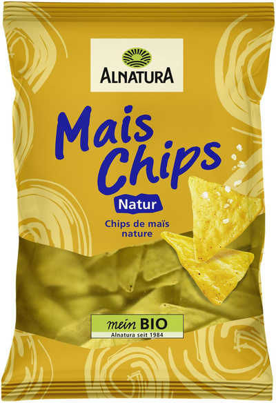 Produktfoto zu Mais Chips natur 125g Alnatura
