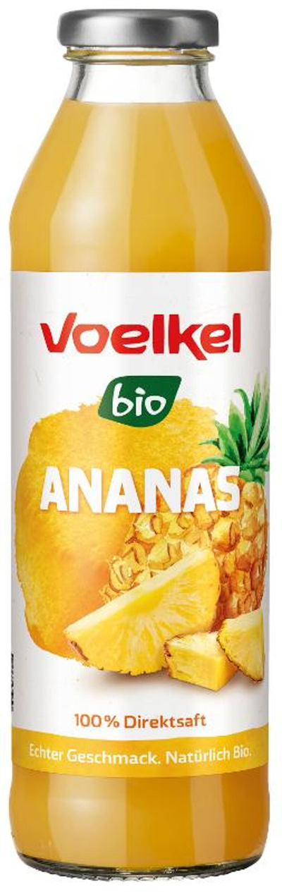 Produktfoto zu VPE Ananassaft 8x0,5 l Voelkel