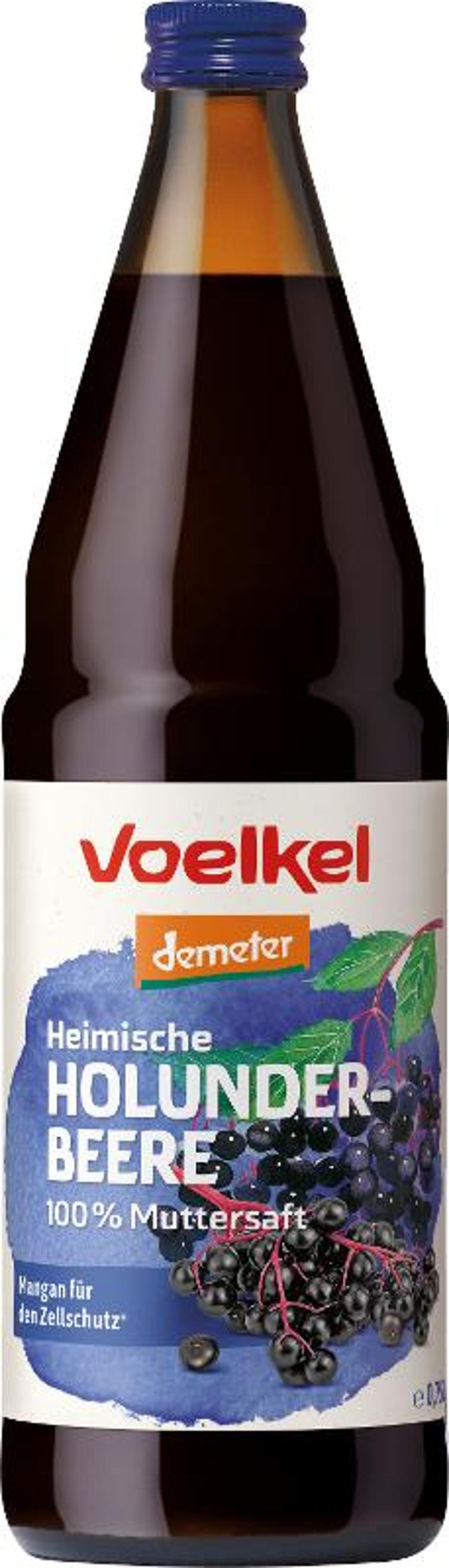 Produktfoto zu VPE Holundersaft pur, 6x0,7 Voelkel
