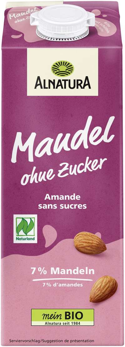 Produktfoto zu Mandel Drink natur 1l Alnatura