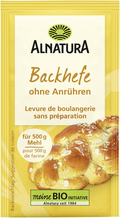 Produktfoto zu Backhefe 7g Alnatura