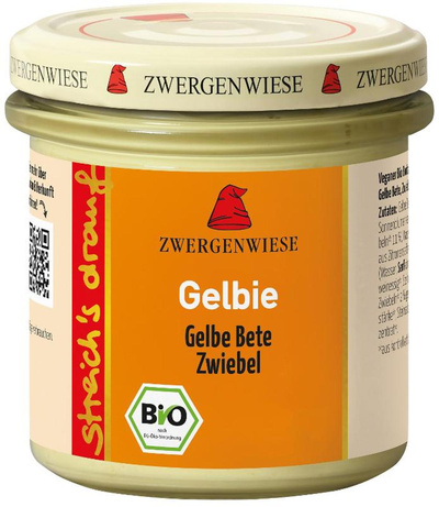 Produktfoto zu Brotaufstrich streich's drauf "Gelbie" 135g  Zwergenwiese