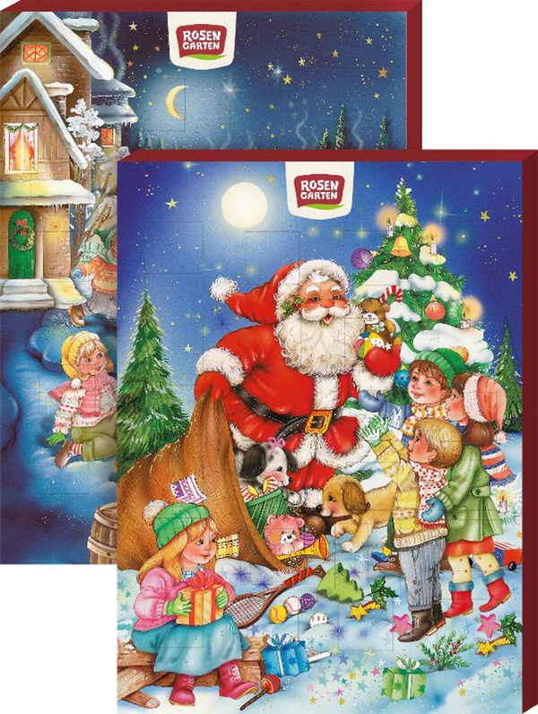 Produktfoto zu Adventskalender 75g Rosengarten