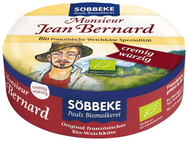Produktfoto zu Monsieur Jean Bernard Weichkäse 200g Söbbeke