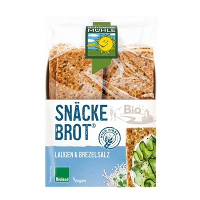Produktfoto zu VPE Snäckebrot Brezelsalz & Laugen 8x200g Bohlsener Mühle