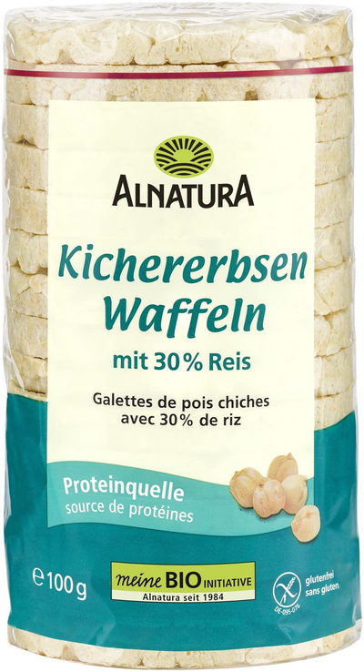 Produktfoto zu Kichererbsenwaffeln 100g Alnatura